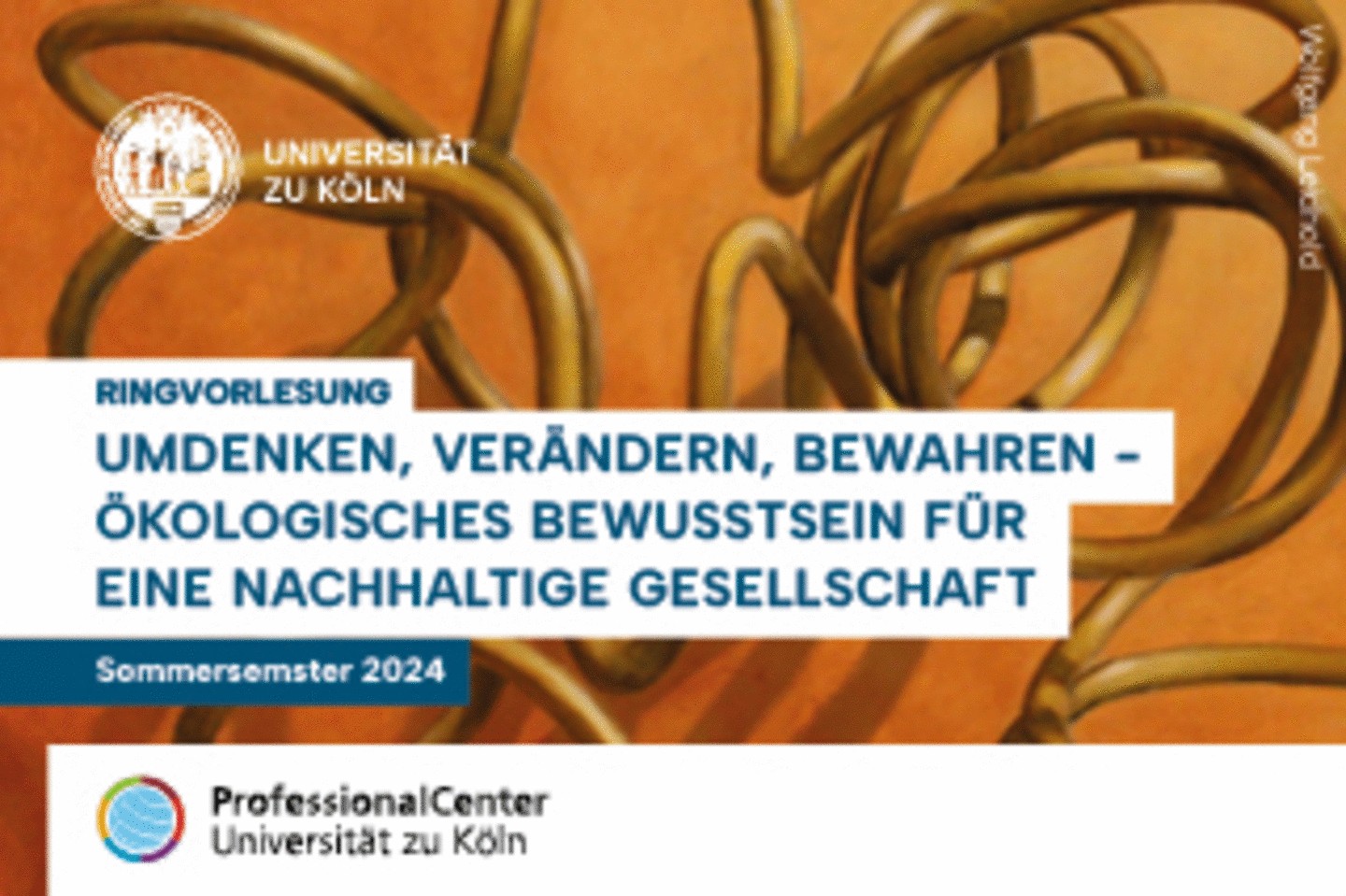 Ringvorlesung: Umdenken, Verändern, Bewahren - Ökologisches Bewusstsein für eine nachhaltige Gesellschaft